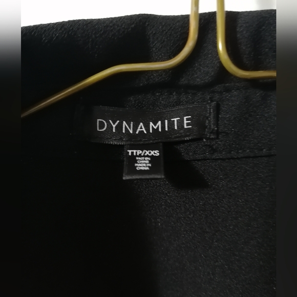 🟣Dynamite black v-neck long sleeves - Picture 3 of 8